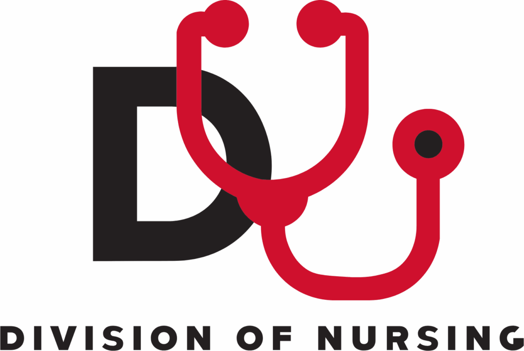 Division Of Nursing logo on a transparent background