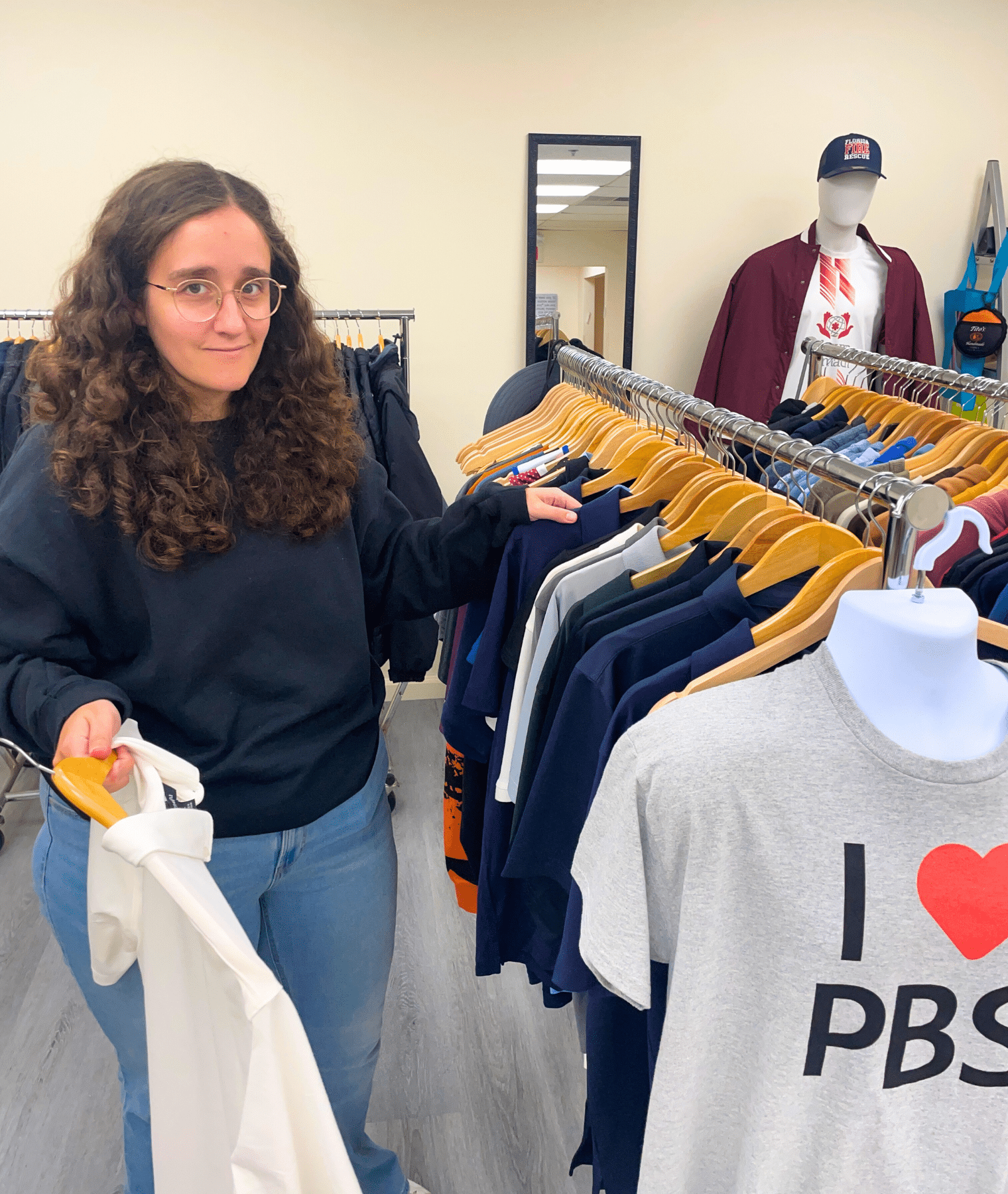 Sara Frost featuring custom apparel