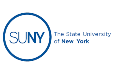 State University of New York SUNY brand logo in blue