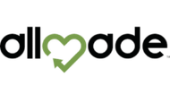 Allmade logo on a transparent backgrounbd