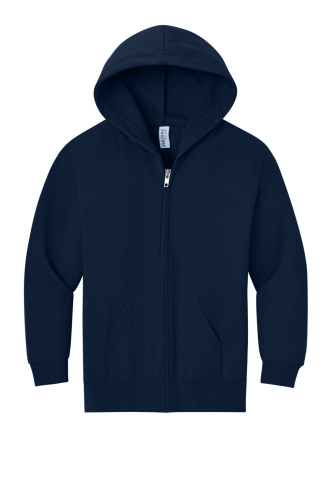 JERZEES Youth NuBlend Full-Zip Hooded Sweatshirt