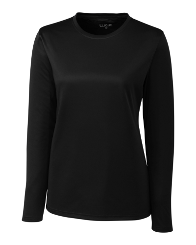 Clique Spin Eco Performance Long Sleeve Womens Tee Shirt