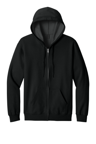 Gildan Softstyle Midweight Fleece Full-Zip Hooded Sweatshirt SF600