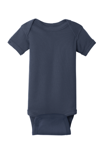 Rabbit Skins Infant Short Sleeve Baby Rib Bodysuit