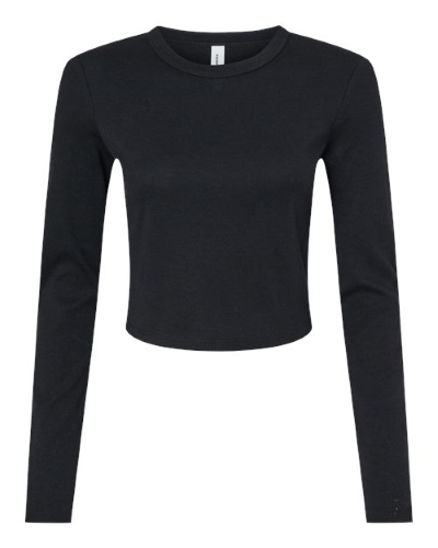 Women's Micro Rib Long Sleeve Baby Tee