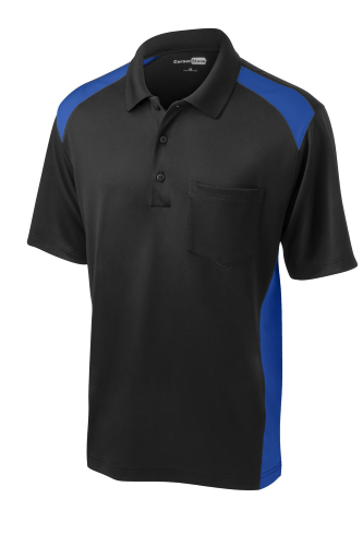 CornerStone Select Snag-Proof Two Way Colorblock Pocket Polo