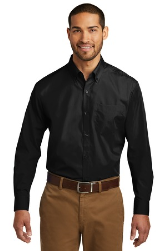 Port Authority Tall Long Sleeve Carefree Poplin Shirt