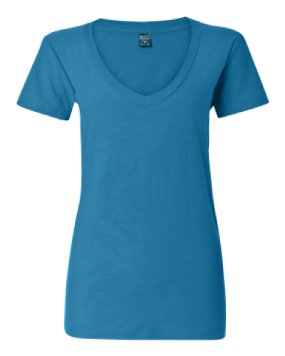Ladies' Vanity V-Neck Slub T-Shirt