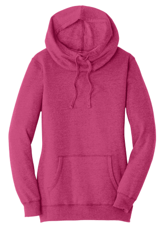 District Made Ladies Lightweight Fleece Hoodie
