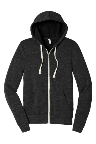 BELLA+CANVAS Unisex Triblend Sponge Fleece Full-Zip Hoodie