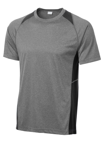 Sport-Tek Heather Colorblock Contender Tee