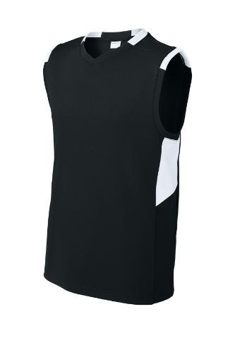 Sport-Tek Youth Club Sleeveless V-Neck