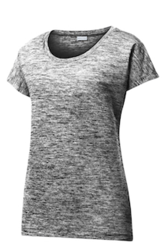 Sport-Tek Ladies PosiCharge Electric Heather Sporty Tee