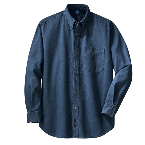 Port & Company Long Sleeve Value Denim Shirt