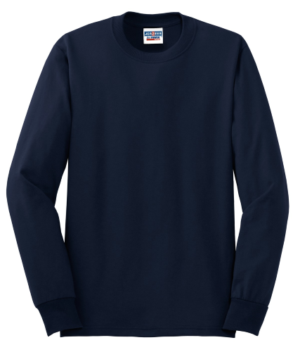 JERZEES Heavyweight Blend 50/50 Cotton/Poly Long Sleeve T-Shirt