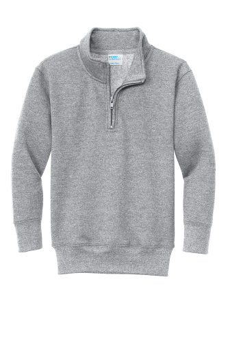 Port & Company Youth Core Fleece 1/4-Zip Pullover Sweatshirt PC78YQ