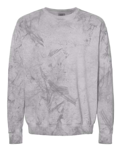 Garment-Dyed Spray Crewneck Sweatshirt