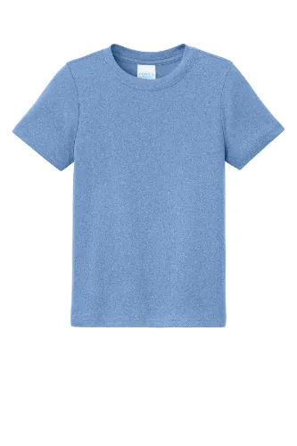 Port & Co Youth Heather Performance Tee