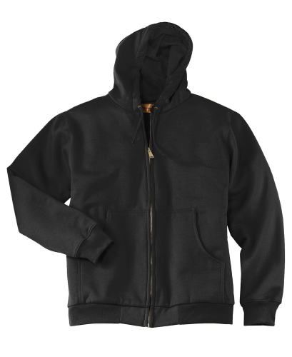 CornerStone Heavyweight Full-Zip Hooded Sweatshirt with Thermal Lining
