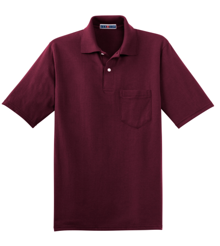 JERZEES -SpotShield 5.6-Ounce Jersey Knit Sport Shirt with Pocket