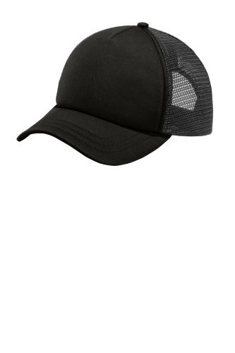 Port Authority 5-Panel Twill Foam Trucker Cap