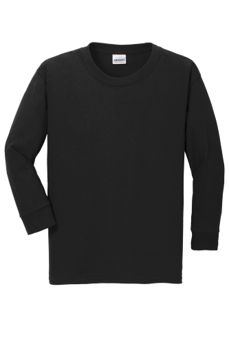 Gildan Youth Heavy Cotton 100 Cotton Long Sleeve TShirt
