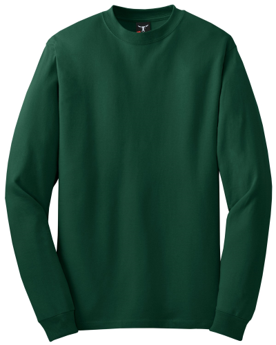 Hanes Beefy-T 100% Cotton Long Sleeve T-Shirt