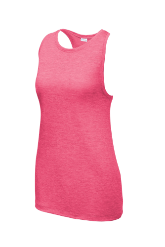 Sport-Tek Ladies PosiCharge Tri-Blend Wicking Tank