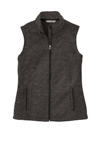 Ladies Sweater Fleece Vest