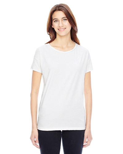 Ladies' Rocker Garment-Dyed Distressed T-Shirt