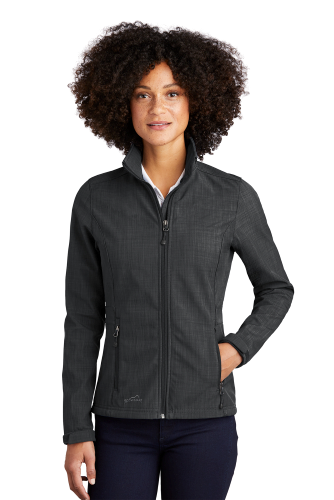 Eddie Bauer Ladies Shaded Crosshatch Soft Shell Jacket
