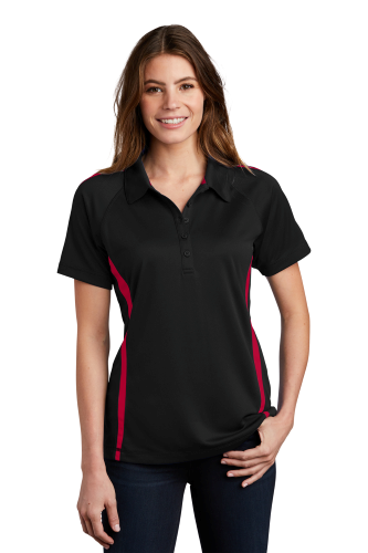 Sport-Tek Ladies PosiCharge Micro-Mesh Colorblock Polo