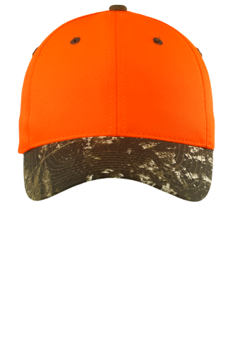 Port Authority Safety Cap with Camo Brim