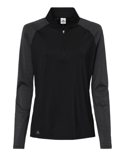 Women's Stripe Block Quarter-Zip Pullover